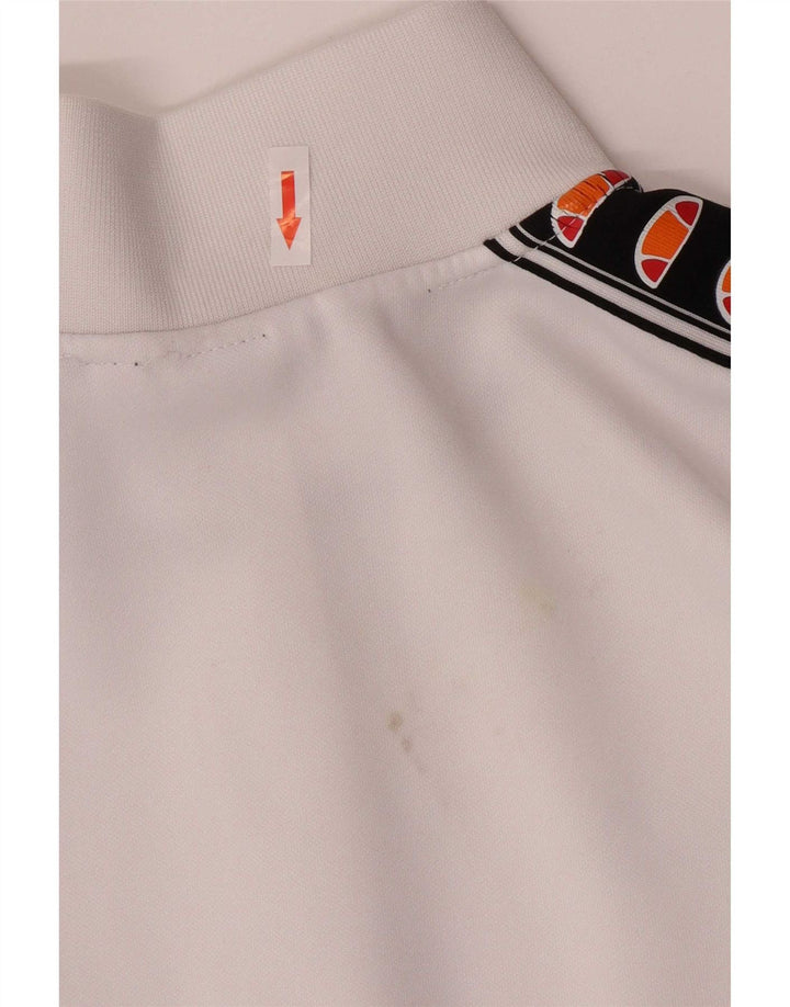 Ellesse Veste de survêtement pour homme Petit Blanc Polyester Sports