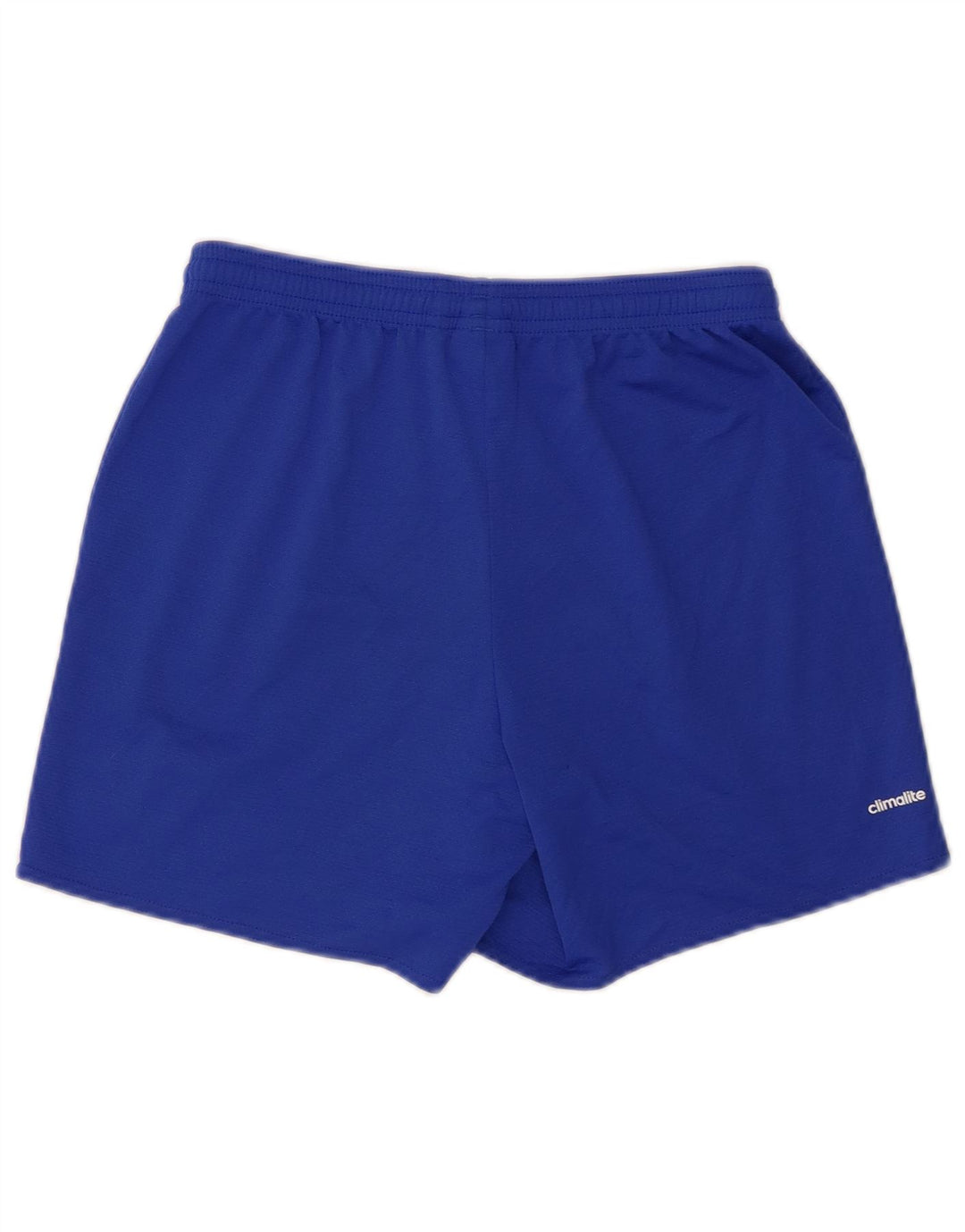 Adidas Climalite Sport Shorts UK 10 Petit Bleu Polyester