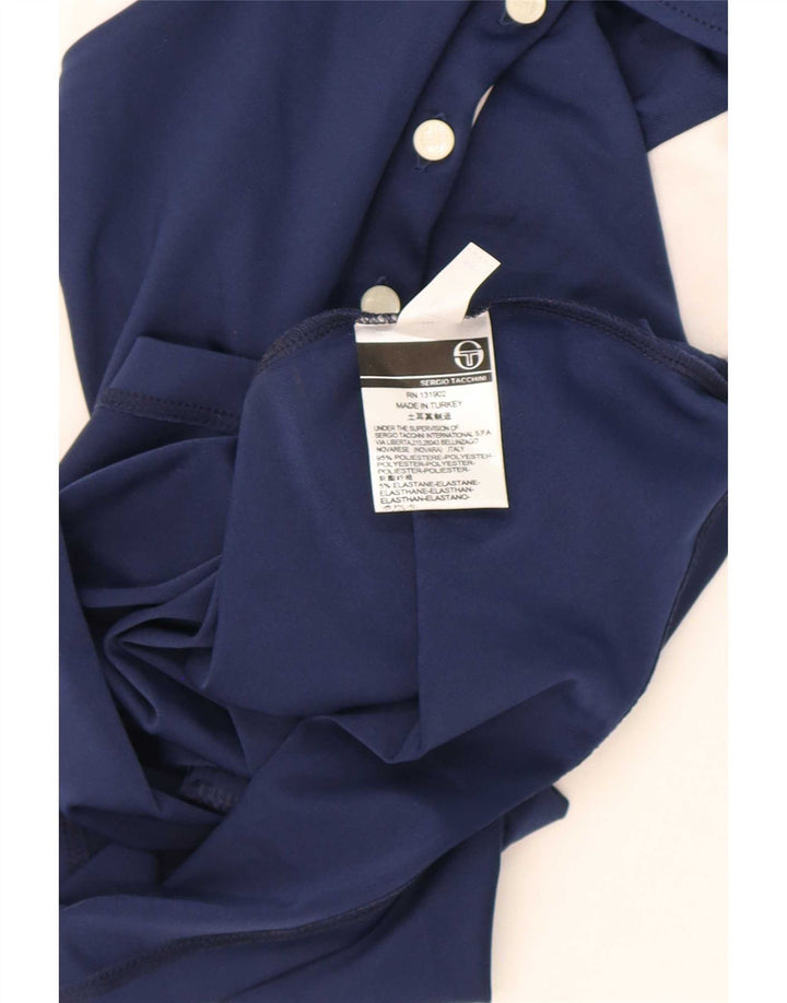 Sergio Tacchini Polo Femme IT 44 Bleu Marine Moyen Colourblock
