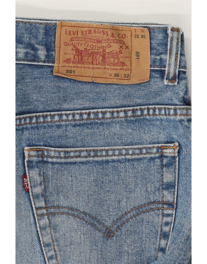 Levi's Jean Droit 501 Homme Bleu W36 L32 Coton