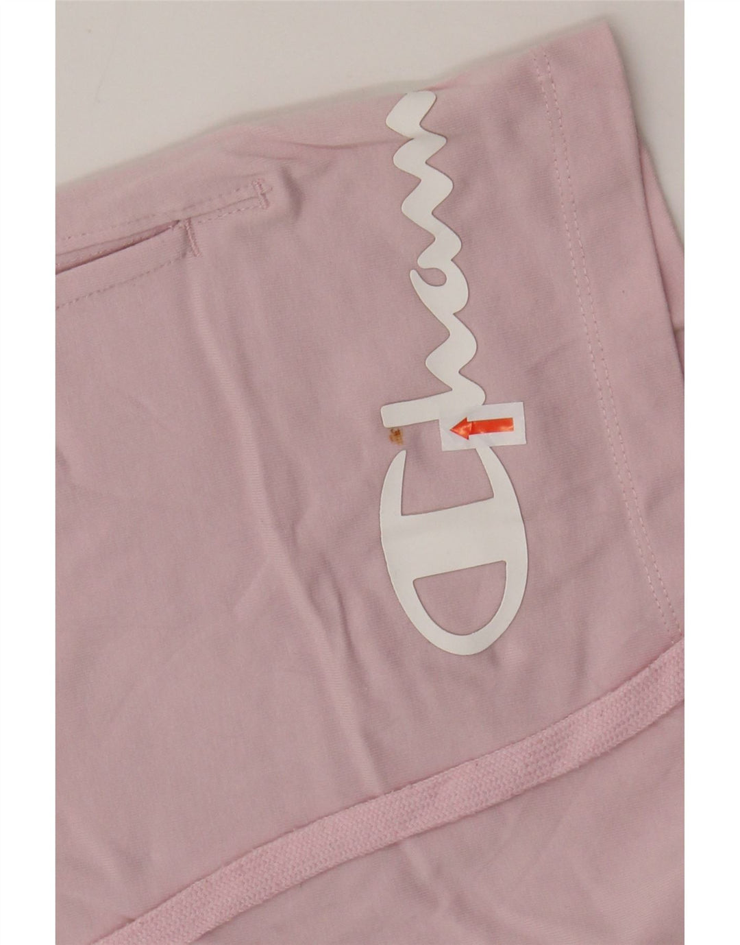 Champion Short de sport graphique pour femme UK 12 Coton rose moyen