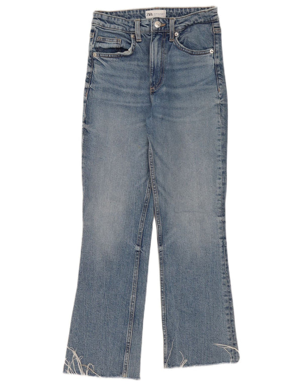 Zara Jean Bootcut Femme EU 34 2XS W24 L26 Bleu