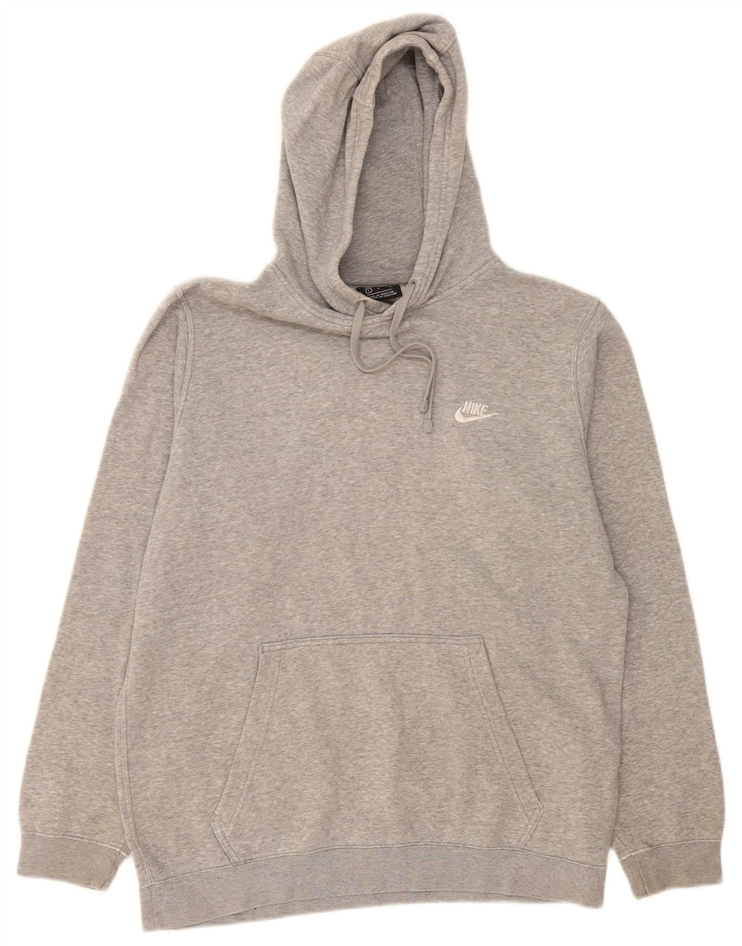 Nike Pull à capuche pour homme en coton moucheté Gris Taille L