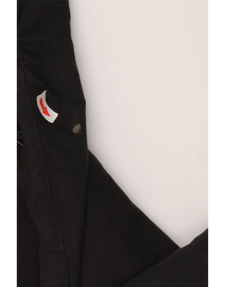 Zara Pantalon de survêtement cargo pour femme UK 8 Small Noir