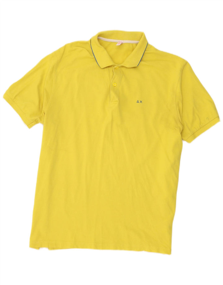 Sun68 Polo Homme 2XL Jaune Coton