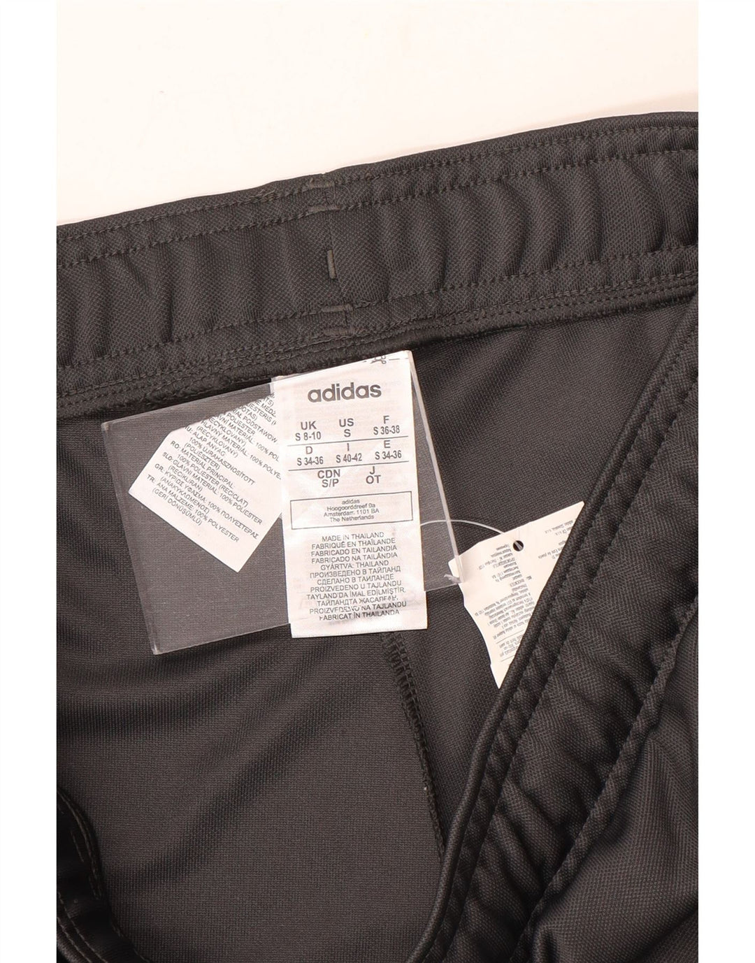 Adidas Pantalon de survêtement Climalite pour femme UK 8/10 Petit Gris Polyester