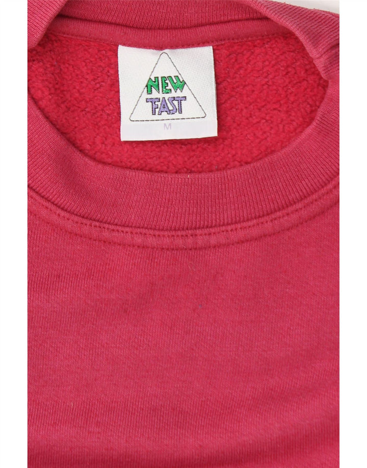 NEW FAST Mens Sweatshirt Jumper Medium Pink Cotton Vintage New Fast and Second-Hand New Fast from Messina Hembry 