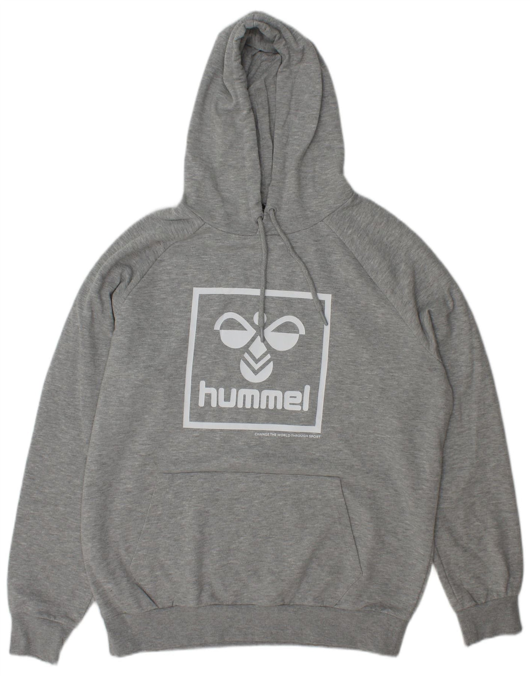 Hummel Pull à capuche graphique XL Homme Gris Moucheté Polyester