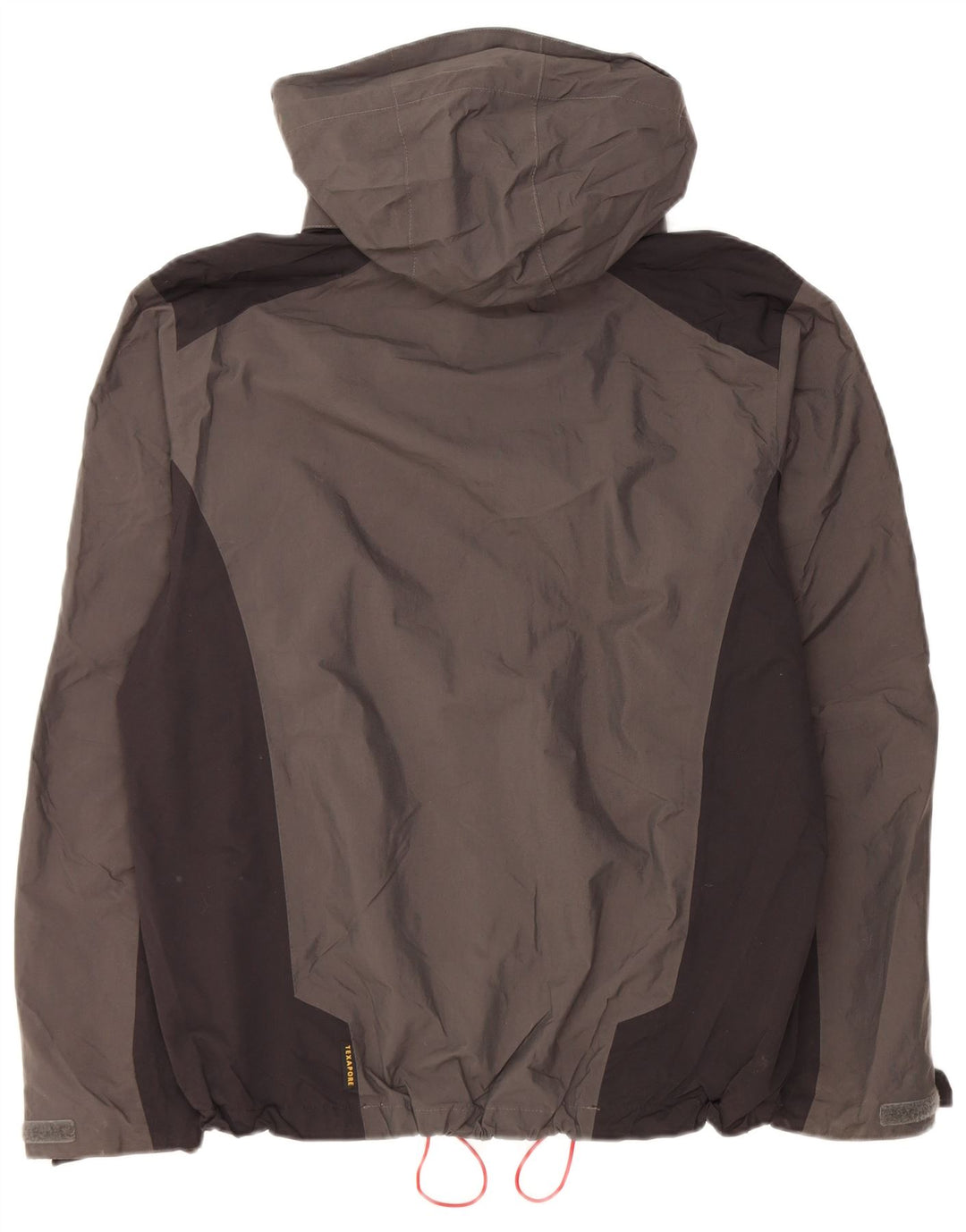 Jack Wolfskin Veste de pluie à capuche pour homme UK 34 Small Gris Polyamide