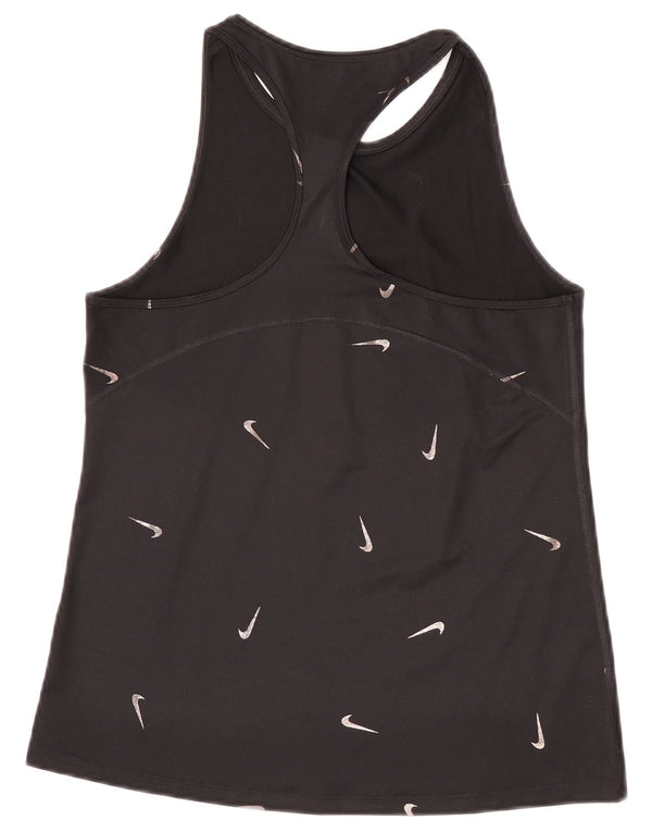 Nike Dri Fit Graphic Débardeur pour femme UK 8 Petit Noir