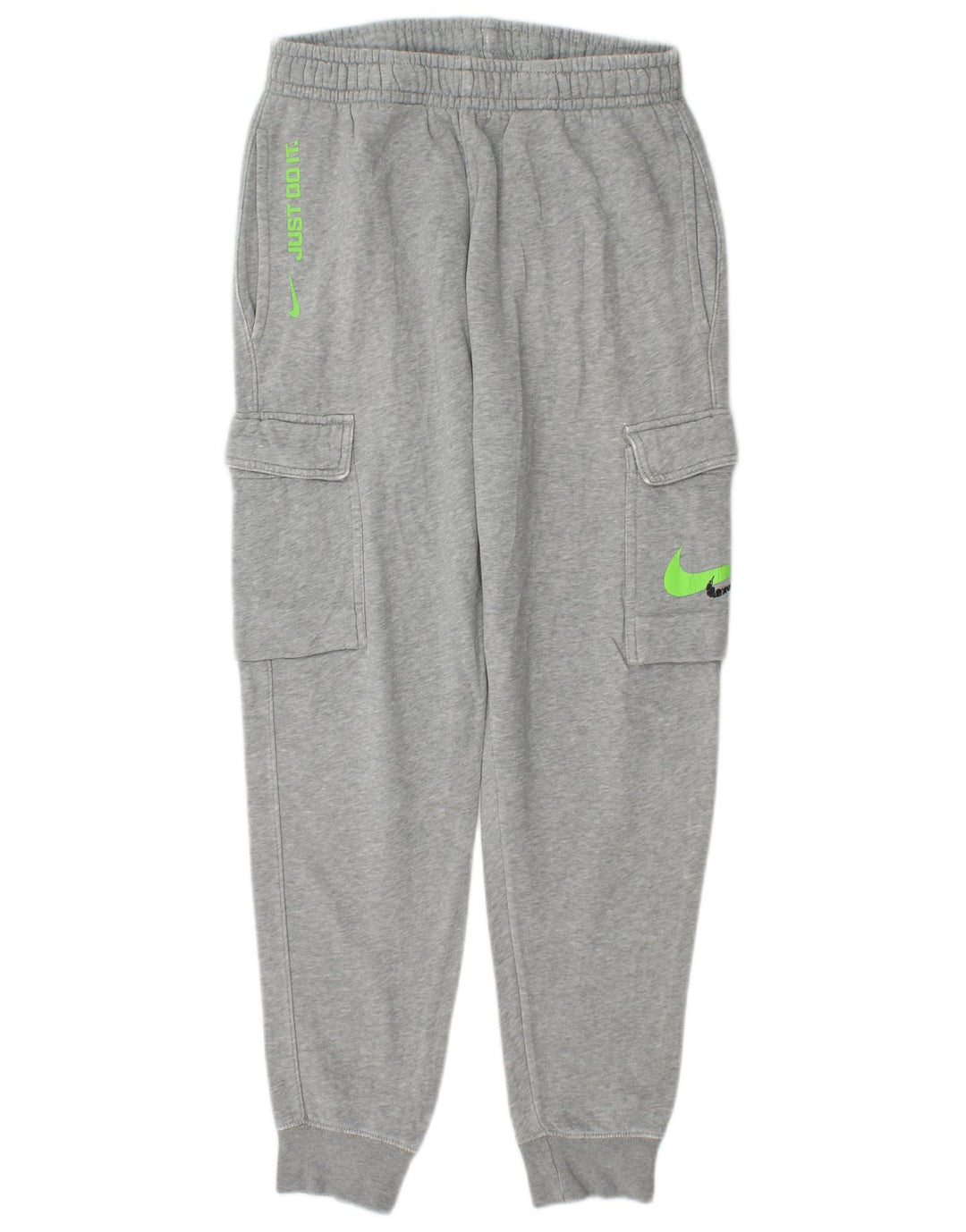 Nike Pantalon de survêtement cargo graphique pour homme Petit gris moucheté