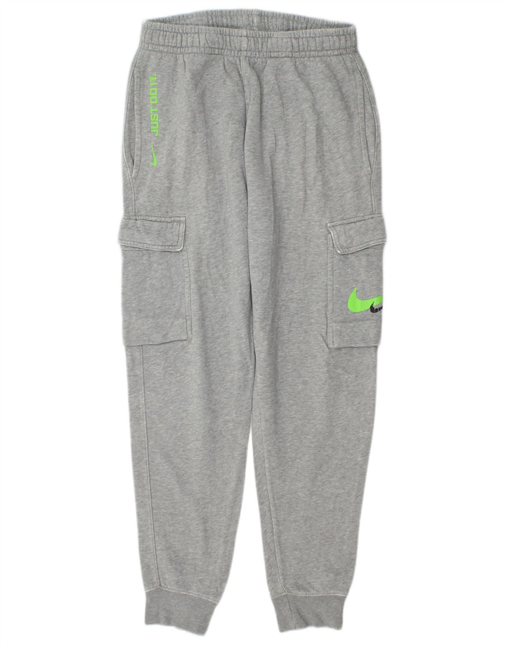 Nike Pantalon de survêtement cargo graphique pour homme Petit gris moucheté