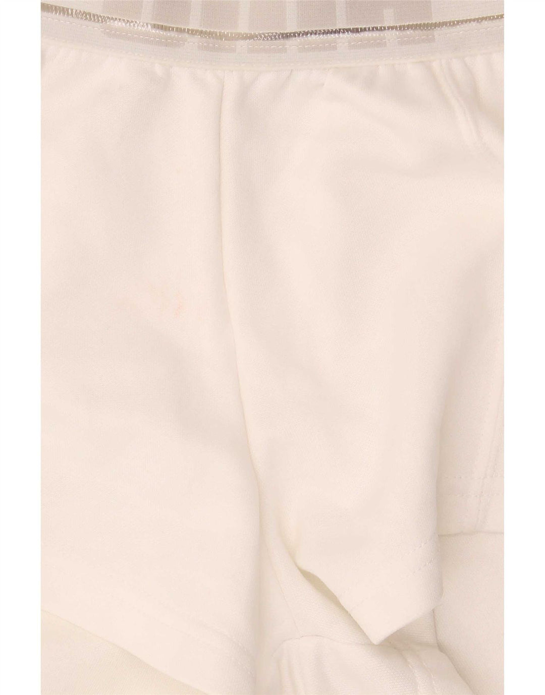 Puma Short de sport graphique pour femme UK 8 Small Blanc Polyester