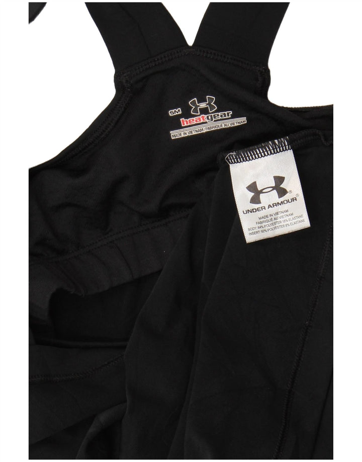 Under Armour Heat Gear Débardeur UK 8 Small Noir Polyester
