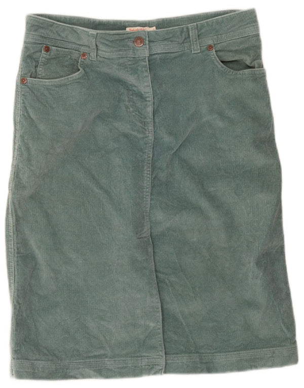 Timberland Jupe en velours côtelé pour femme IT 46 Large W34 Coton vert