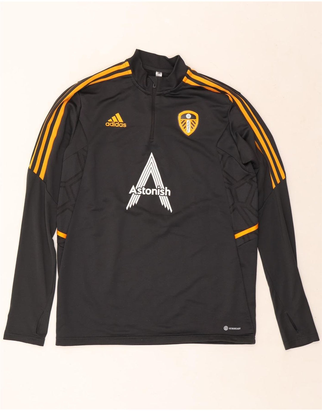 Adidas Leeds United FC Graphic Pull Survêtement pour homme Gris Taille L