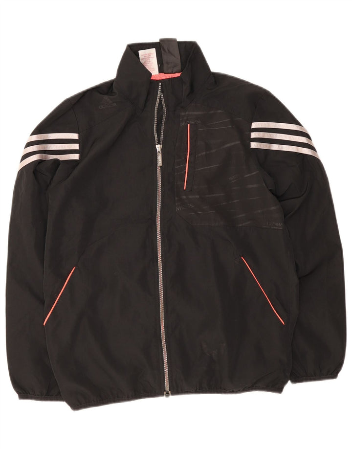 Veste de survêtement Adidas Garçon 11-12 ans Noir Polyester