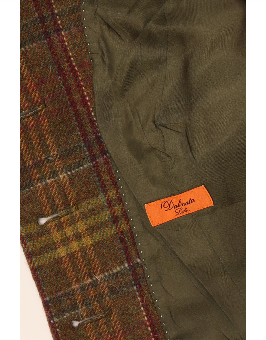 vintage Femmes 4 Bouton Blazer Veste EU 48 2XL Multicolore Plaid Classique