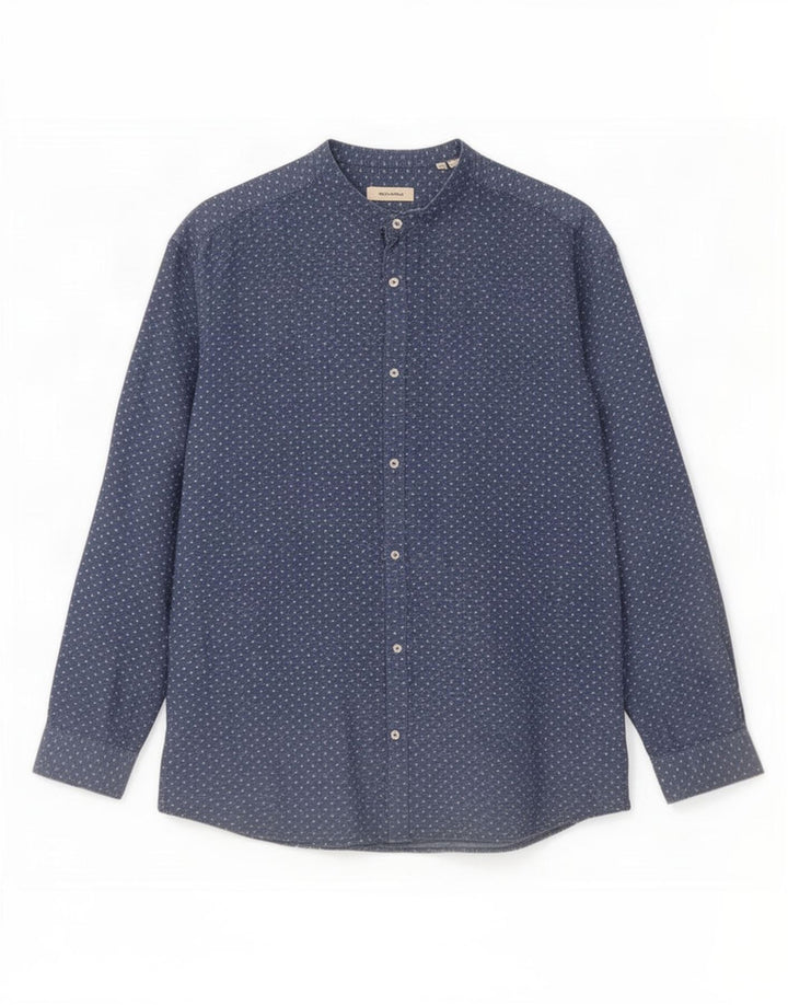 Jack & Jones Chemise Homme 2XL Bleu Tacheté Coton