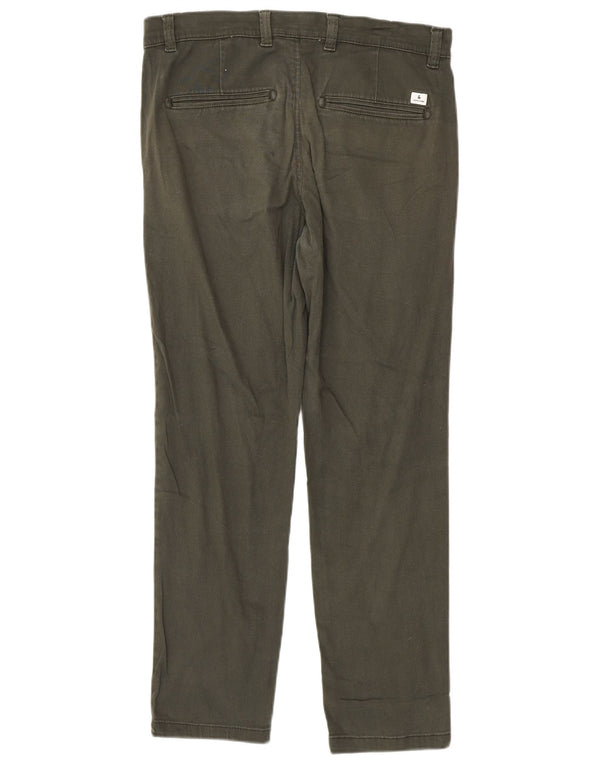 Jack & Jones Pantalon Chino Slim Homme W32 L30 Kaki Coton