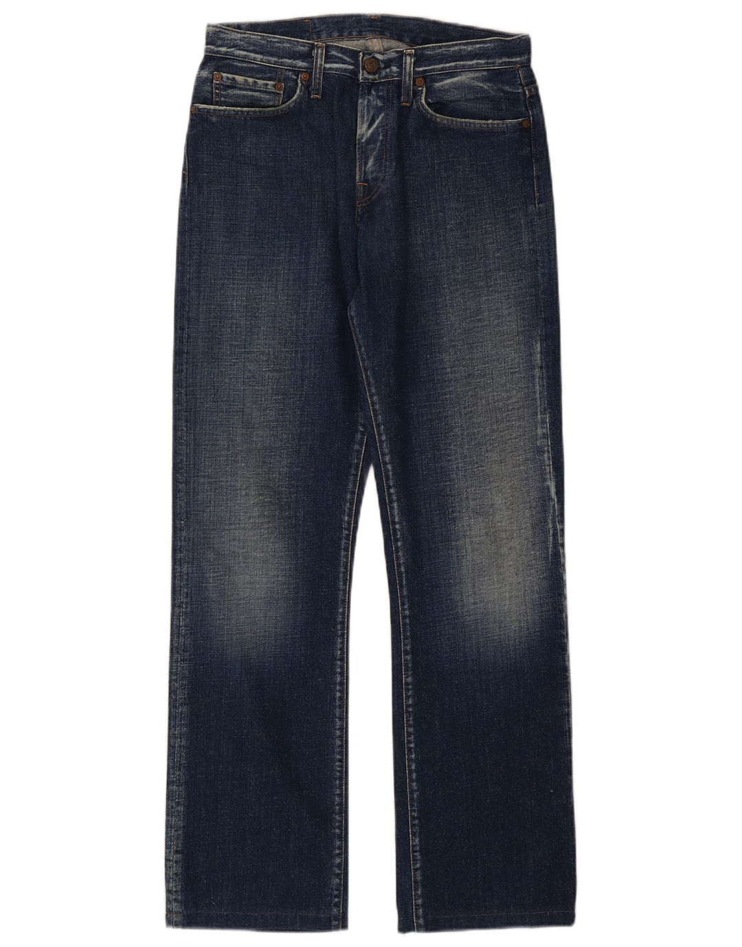 Replay Jean droit femme W29 L32 bleu marine coton