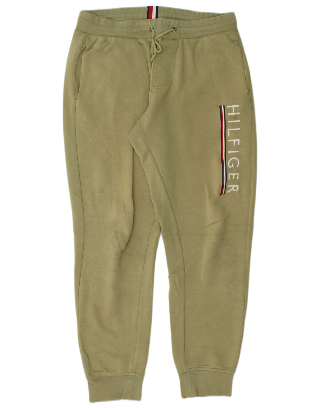 TOMMY HILFIGER Pantalon de Survêtement Graphique Homme Vert Moyen