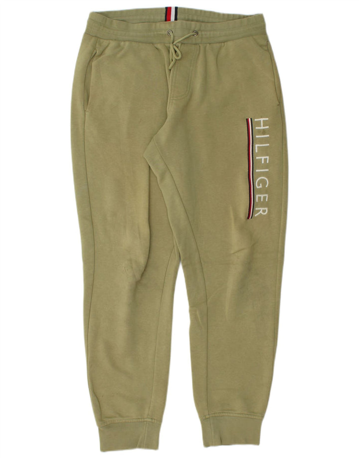 TOMMY HILFIGER Pantalon de Survêtement Graphique Homme Vert Moyen