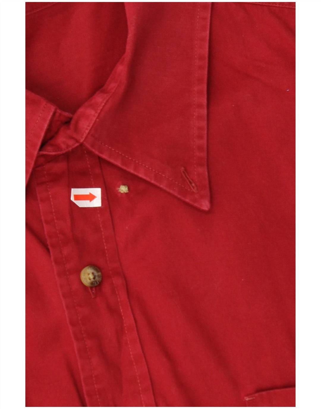 EDDIE BAUER Chemise Homme XL Rouge Coton
