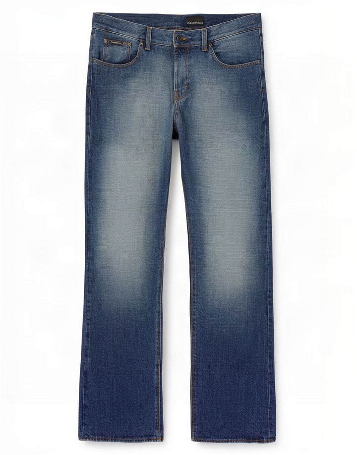 Calvin Klein Jean droit homme W33 L34 bleu coton