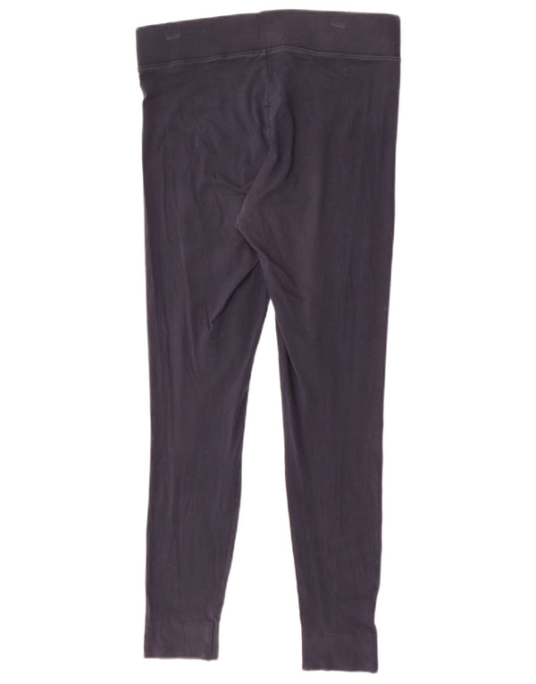 Marks & Spencer Leggings Femme UK 12 Coton Bleu Marine Moyen
