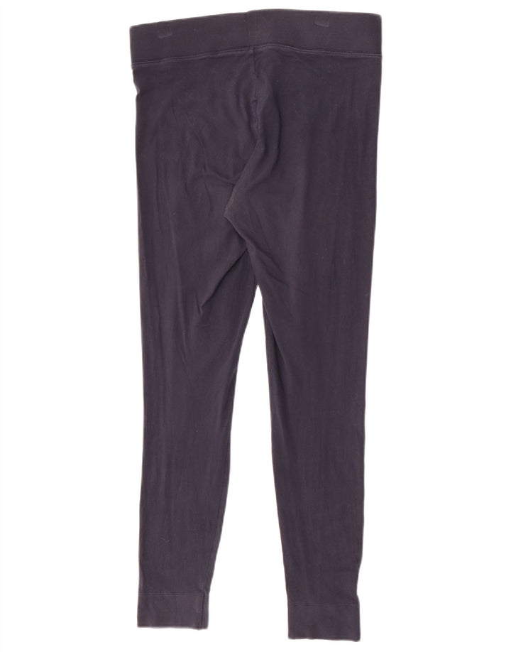 Marks & Spencer Leggings Femme UK 12 Coton Bleu Marine Moyen
