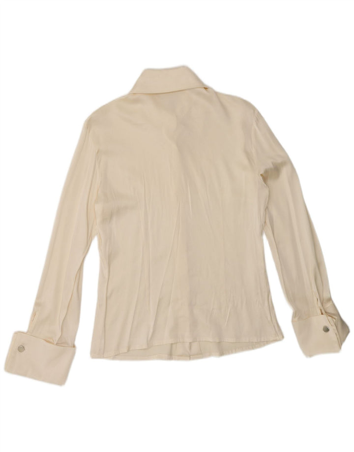 ATOS LOMBARDINI Chemisier à manches longues pour femme IT 44 Medium Off White