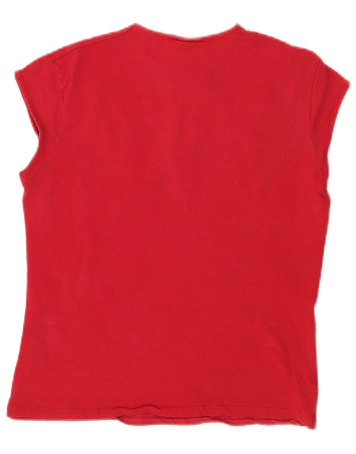 Nike Débardeur Femme UK 16/18 Large Rouge