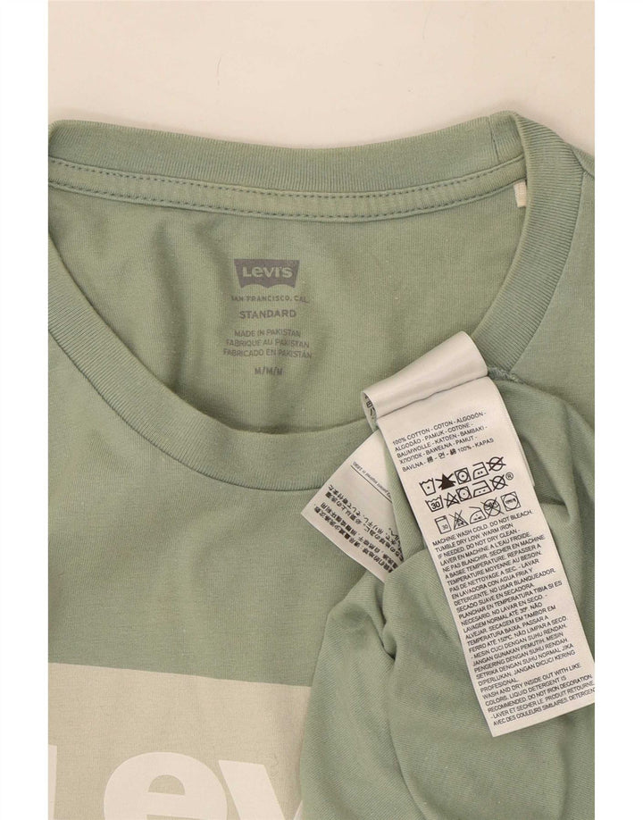 Levi's Tee-Shirt Standard Fit Graphic Homme Vert Moyen Coton