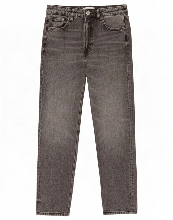 Zara Jean fuselé pour femme EU 38 Small W28 L27 Coton gris