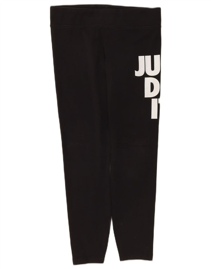 Nike Legging graphique pour femme UK 16 Grand coton noir