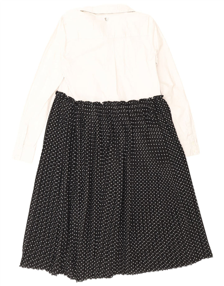 Simona Barbieri Femme Twinset Maxi Robe IT 42 Moyen Noir À Pois