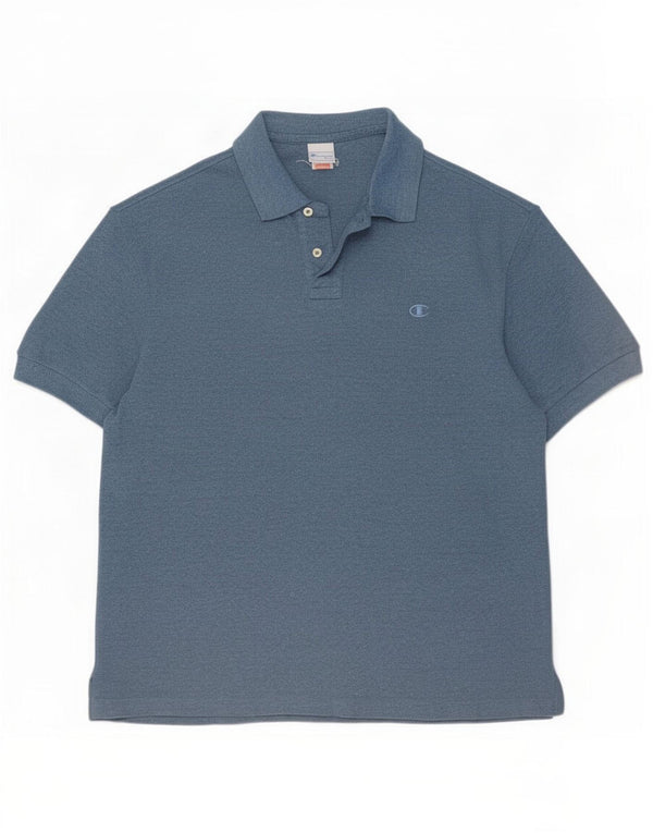 Champion Polo Homme XL Bleu Coton