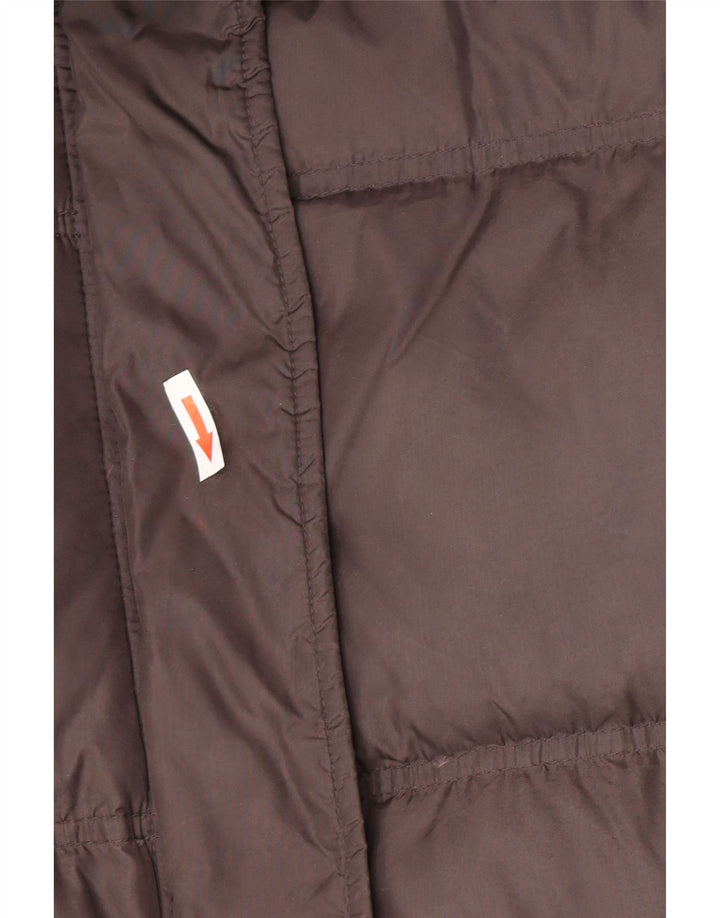 Fila Manteau rembourré à capuche pour femme IT 44 Nylon gris moyen