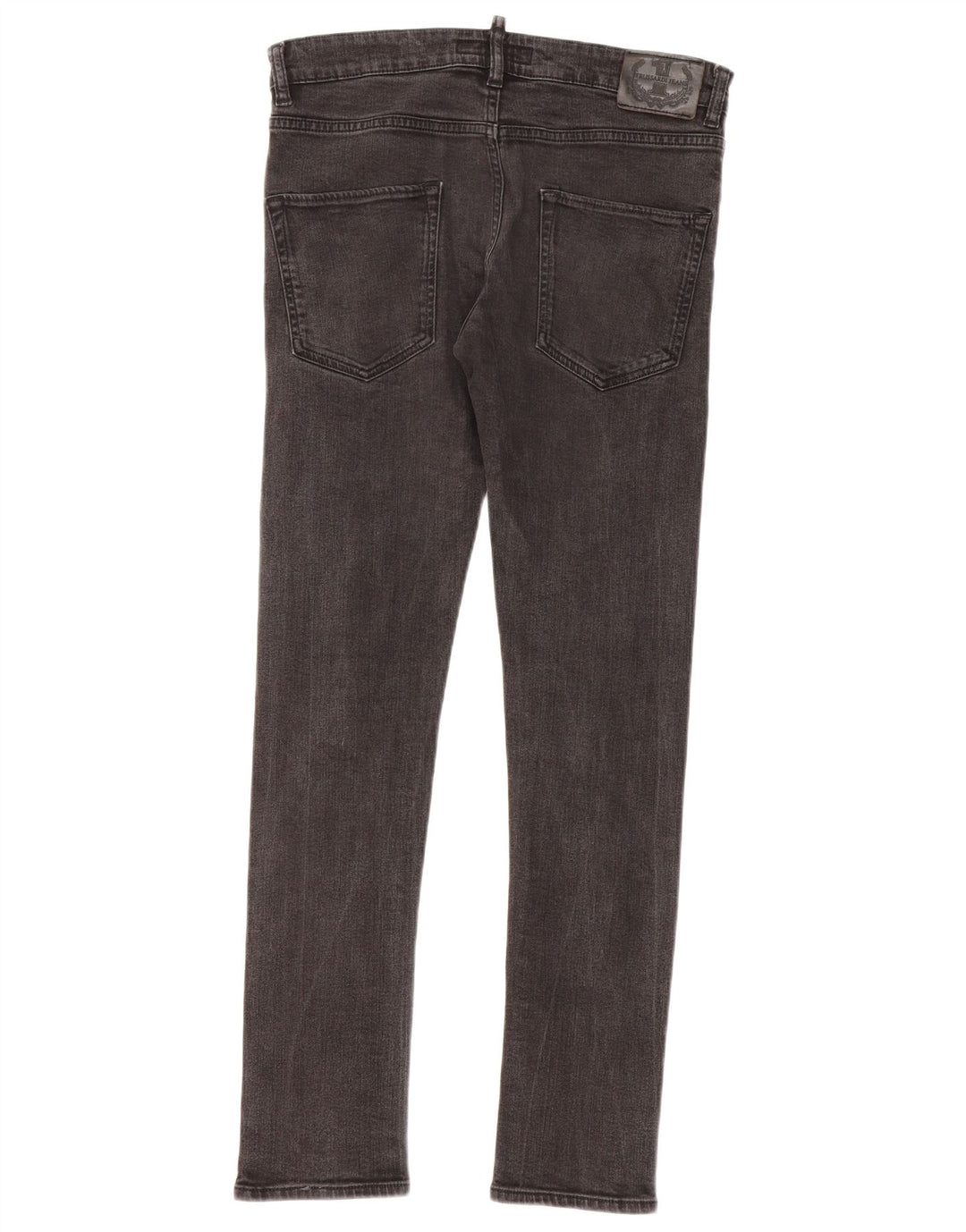 TRUSSARDI Mens Slim Jeans W34 L31  Black Cotton