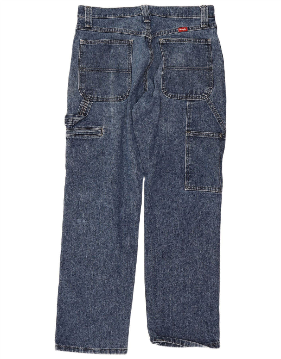 Wrangler Jean Cargo Droit Homme W30 L30 Bleu Coton