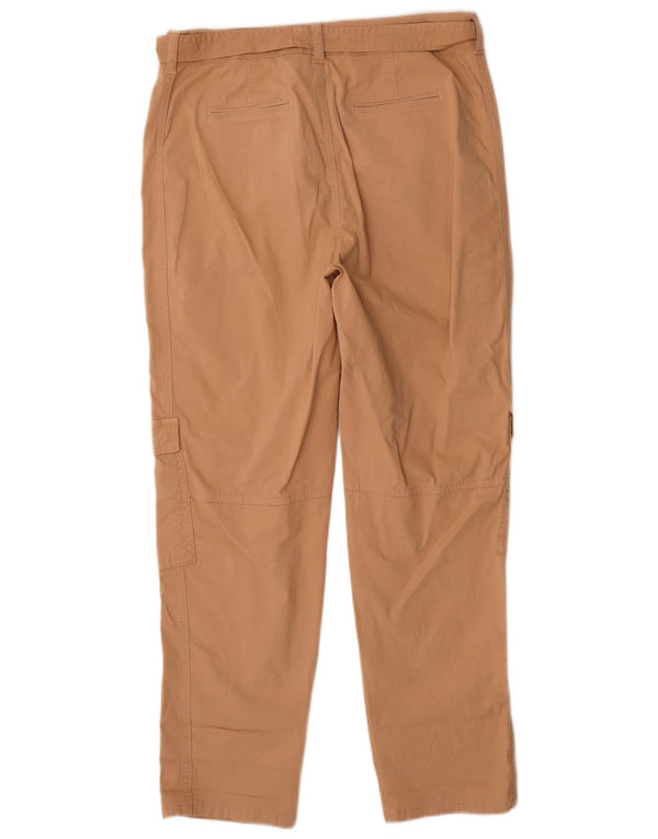 MINT VELVET Pantalon cargo fuselé pour femme UK 12 Medium W30 L28 Coton Beige