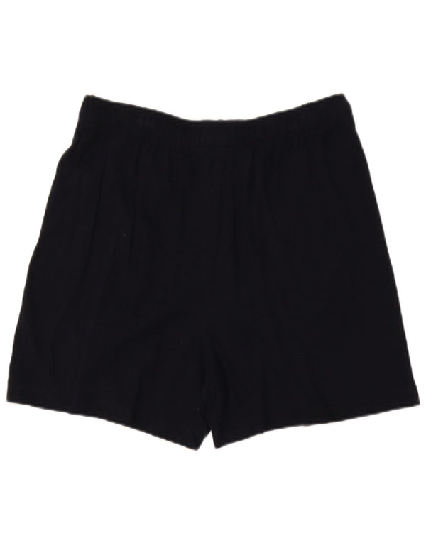 Marks & Spencer Short de sport coupe ample pour femme UK 14 Bleu marine moyen Coton