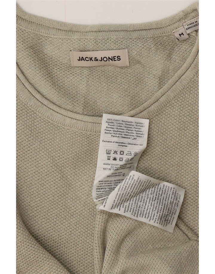 Jack & Jones Pull Col Bateau Homme Vert Moyen Coton