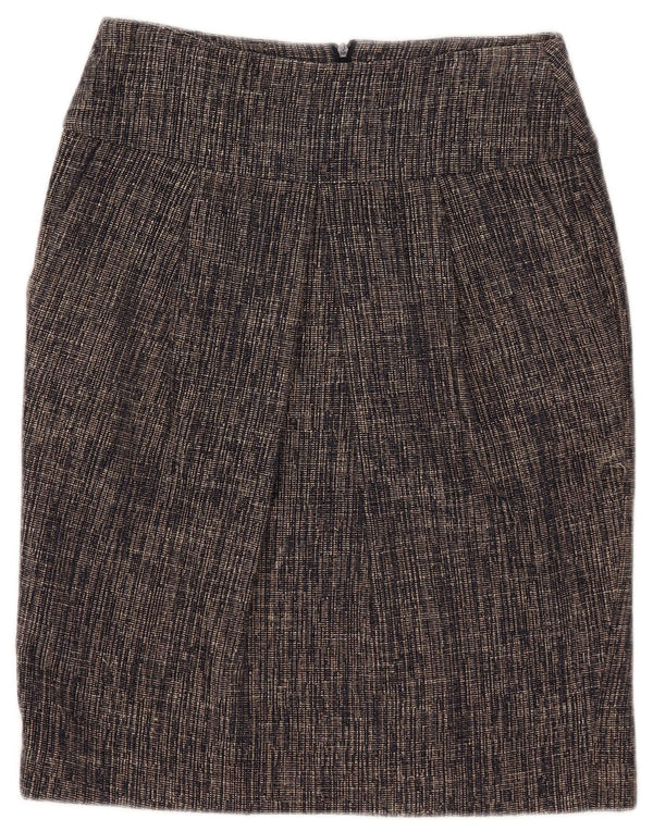 Hobbs Jupe crayon femme UK 8 Small W28 Bleu marine moucheté Viscose