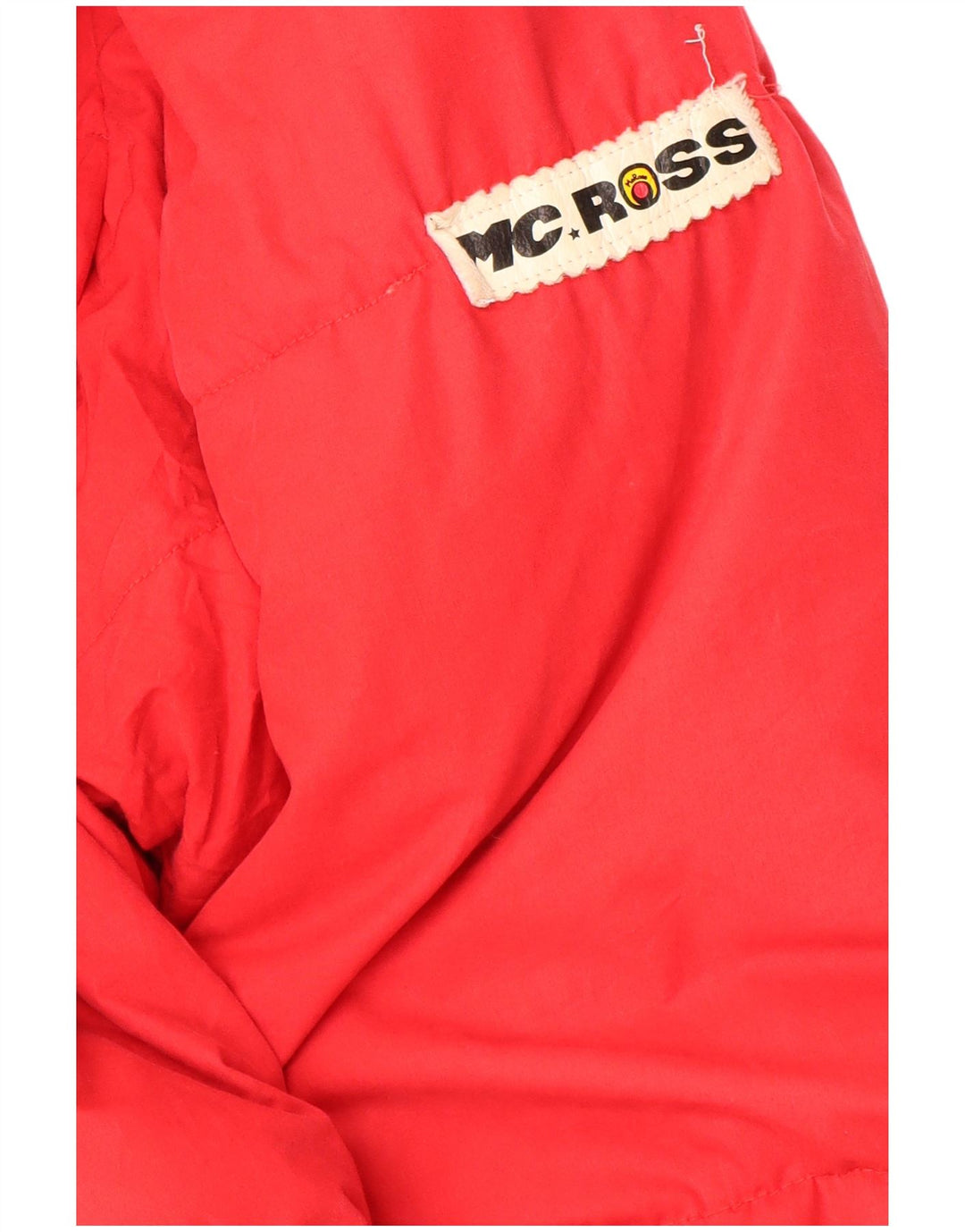 MC Ross Veste matelassée à capuche pour homme UK 36 Small Rouge Coton