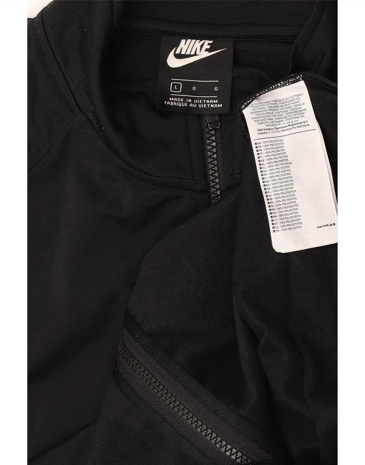 Nike Veste de survêtement pour homme Taille L Noir Polyester