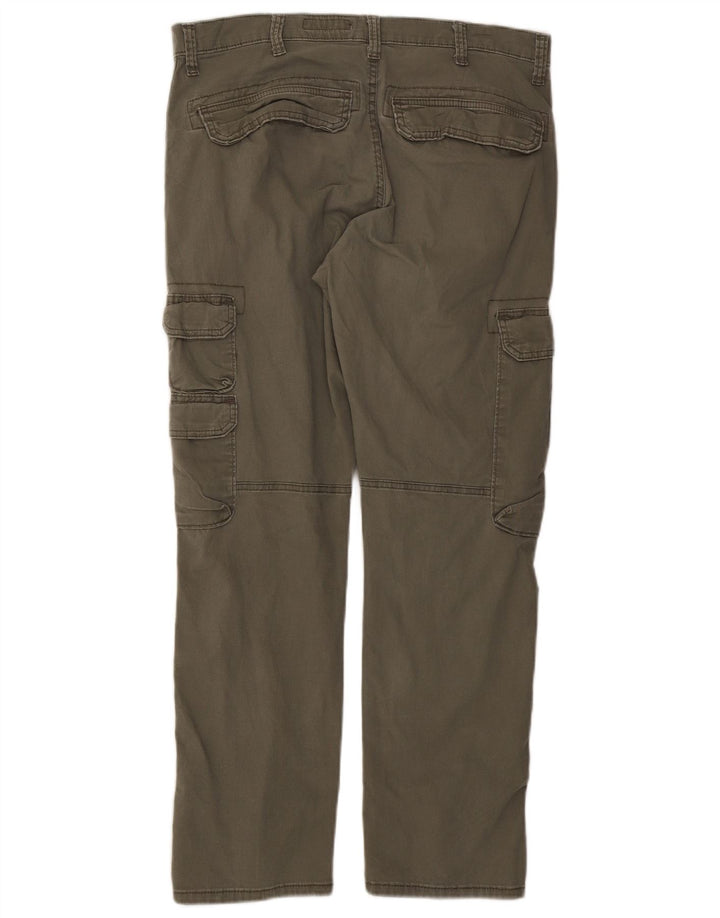 WRANGLER Pantalon cargo fuselé régulier pour homme W34 L30 Coton kaki