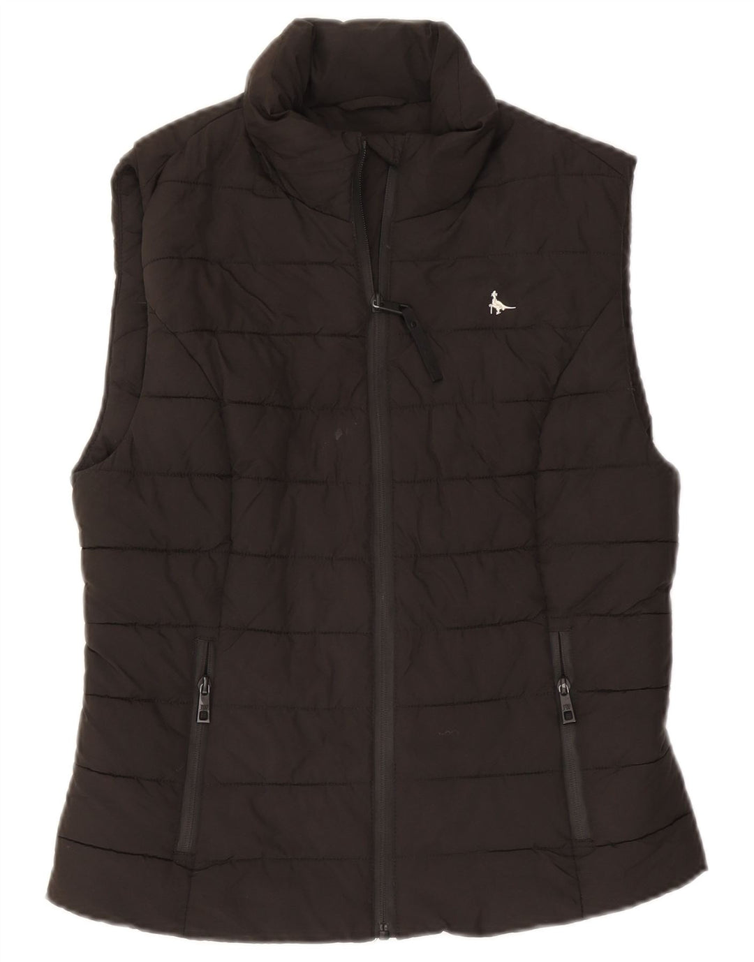 Jack Wills Gilet rembourré pour femme UK 10 Small Noir Polyester