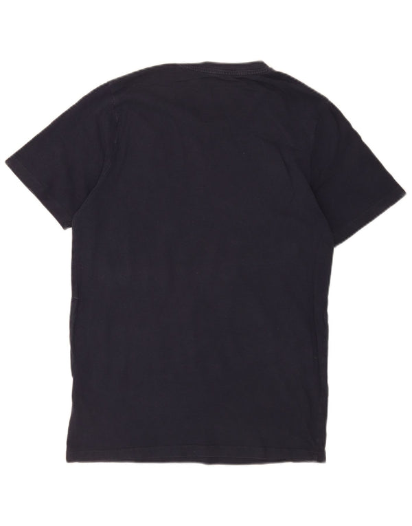 Jack & Jones T-shirt slim fit pour hommes, petit, bleu marine, coton